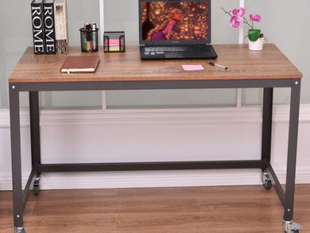 Metal Frame Computer Desk with Wheels Sale