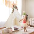 Kids Lace Teepee Tent Folding Children Playhouse with Bag For Discount