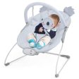 Portable Baby Bouncer Infant Rocker Seat with Detachable Toy Bar-Gray For Cheap