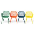 4 Pieces Kids Chairs with Curved Backrest and Ergonomic Armrests Online