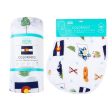 Gift Set: Colorado Baby Muslin Swaddle Blanket and Burp Cloth Bib Combo by Little Hometown Online