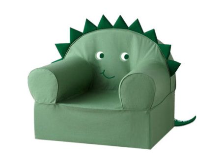 Original Kids Sofa with Armrest and Thick Cushion-Green For Discount