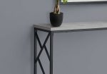 44  Gray and Black Frame Console Table Online Hot Sale