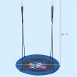 40 Inches Saucer Tree Swing with Adjustable Hanging Ropes and 900D Oxford Fabric-Rocket Online Hot Sale