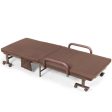 Adjustable Guest Single Bed Lounge Portable Wheels on Sale