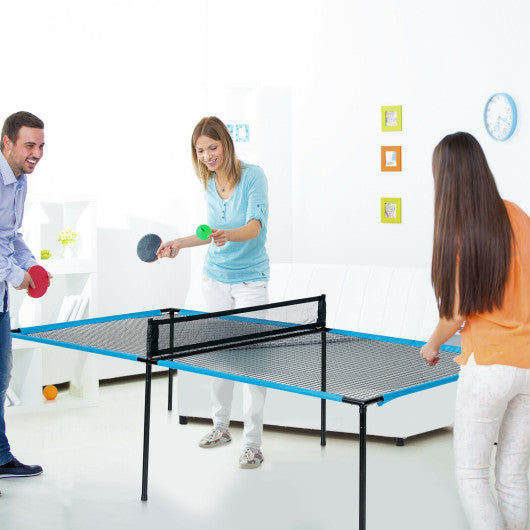 Portable Ping Pong Table Game Set with 2 Paddles Hot on Sale