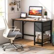 48 55-Inch Home Office Desk with 2 Drawers Hanging Hook-S Online