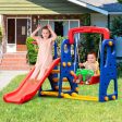 3-in-1 Junior Children Climber Slide Playset Sale