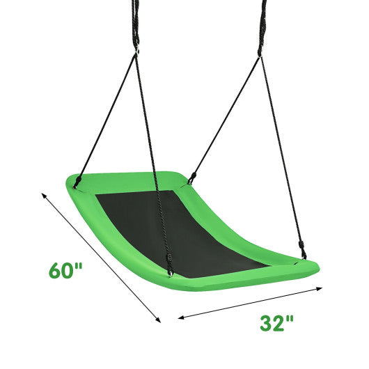 700lb Giant 60 Inch Skycurve Platform Tree Swing for Kids and Adults-Green Supply