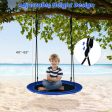 40 Inches Saucer Tree Swing for Kids and Adults-Navy Hot on Sale