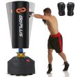 Freestanding Punching Bag Kickboxing Bag with Stand and Suction Cup Base on Sale