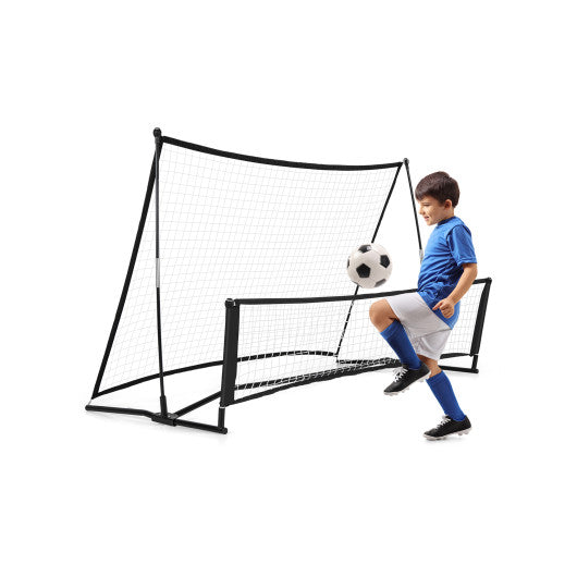 2-in-1 Portable Soccer Rebounder Net with Carrying Bag Online