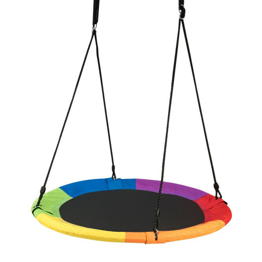 40 Inch Flying Saucer Tree Swing Outdoor Play for Kids Supply