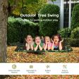 60 Inches Platform Tree Swing Outdoor with  2 Hanging Straps-Camouflage Sale