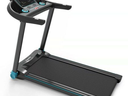 2.25HP Electric Running Machine Treadmill with Speaker and APP Control-Blue Online Sale