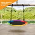 40 Inch Flying Saucer Tree Swing Outdoor Play for Kids Supply