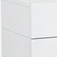 21  White Two Drawers Nightstand Cheap